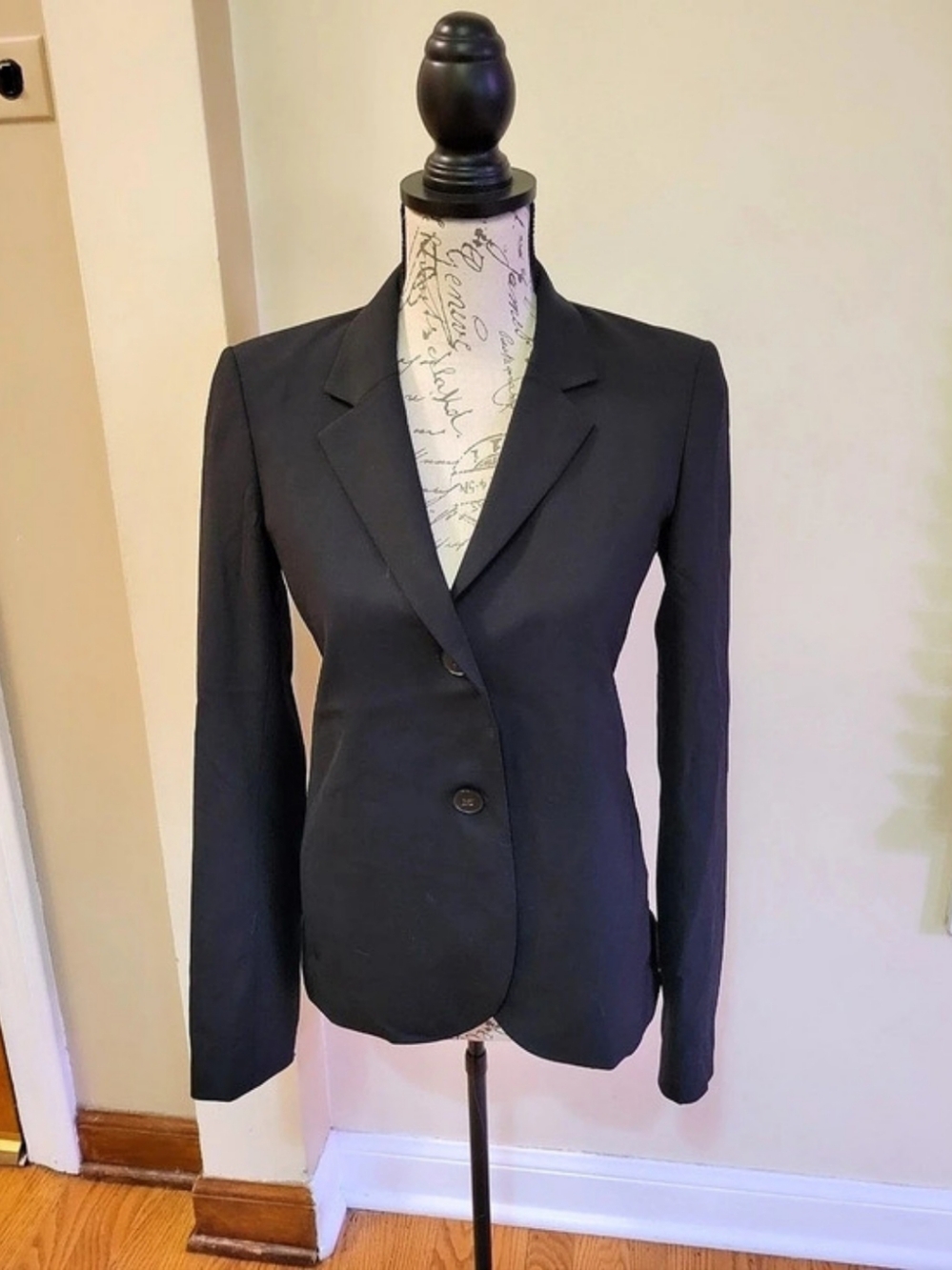 Theory Wool blend blazer tailored two-button jacket Size 2